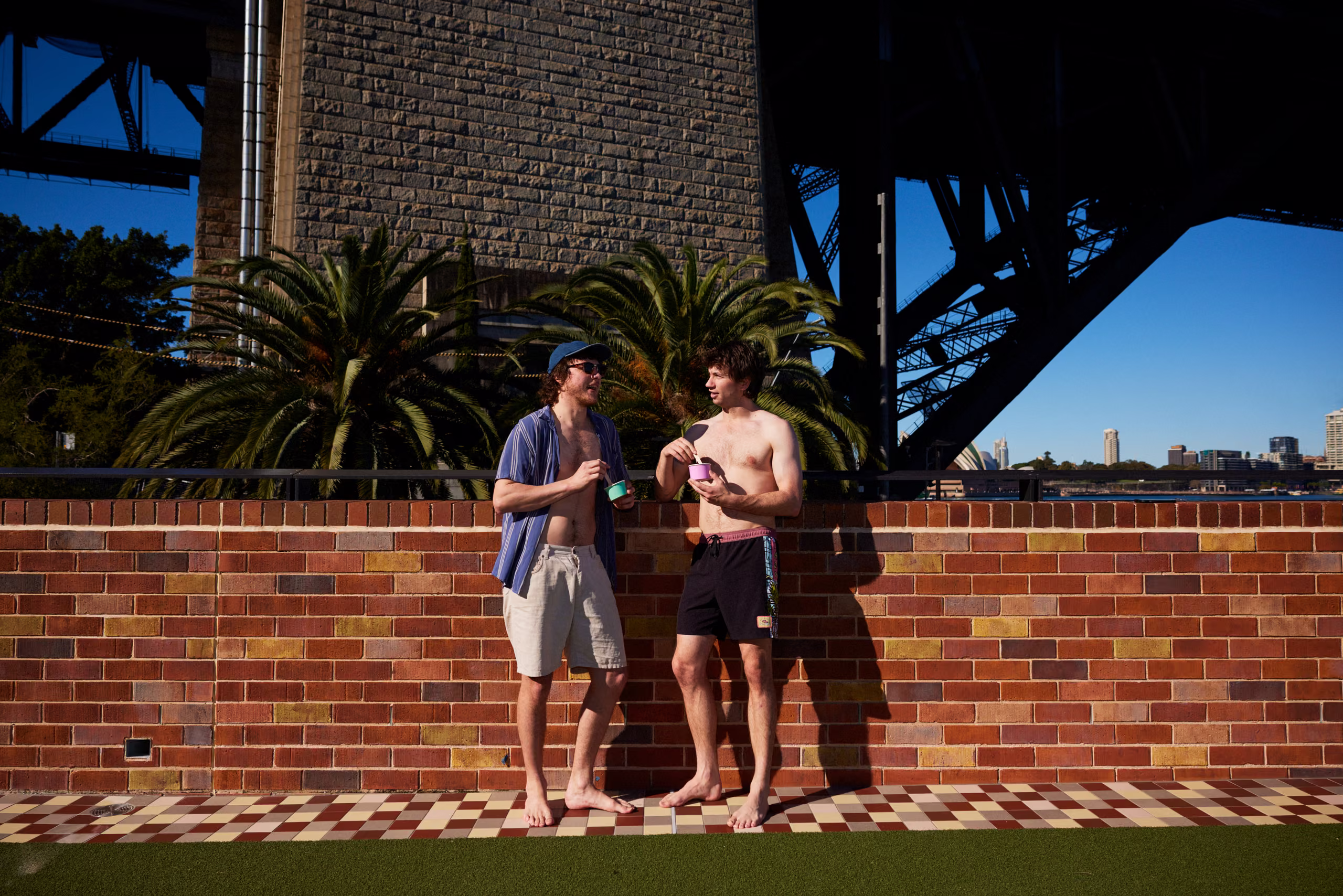 Poolside amenities at North Sydney Olympic Pool